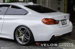 BMW 435i on Velos Designwerks Wheels 2014 года